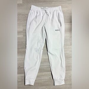 NOBULL Men's White Joggers